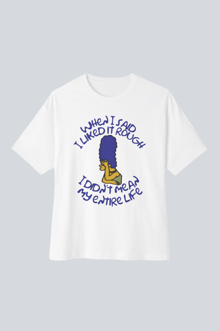 Marge Unisex White T-Shirt