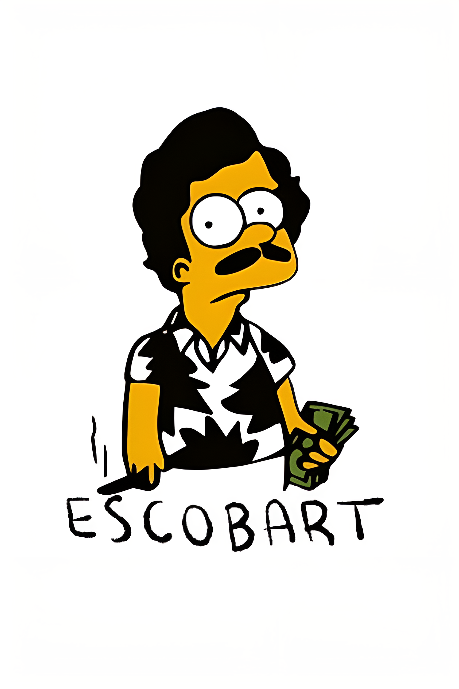 Escobart Unisex White T-Shirt